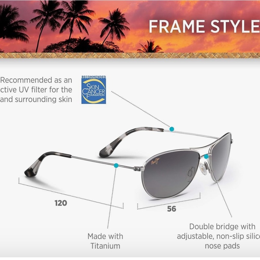 Maui Jim ‘Baby Beach’ Polarized Sunglasses
